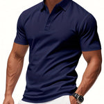 Mercer | Premium Textured Knit Polo Shirt