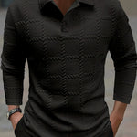 Sterling | Premium Textured Jacquard Polo