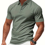 Mercer | Premium Textured Knit Polo Shirt